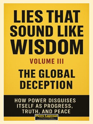 cover image of Lies That Sound Like Wisdom